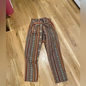 Forever 21 slacks multicolor hippie large